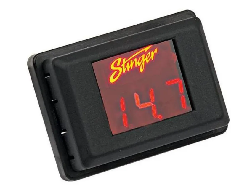 Stinger universal voltmätare, röd display