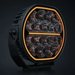 Strands Big Energy 2.0 Driving Light 9", vit/amber, DT-4
