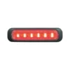 Strands Dark Knight Riktat Blixtljus Red 6 LED