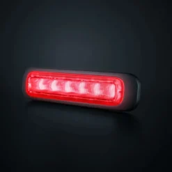 Strands Dark Knight Riktat Blixtljus Red 6 LED