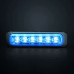 Strands Dark Knight Riktat Blixtljus Blue 6 LED