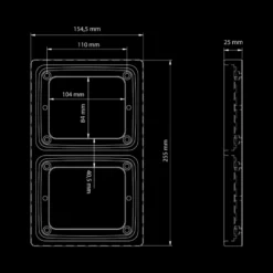Strands Ize LED Frame Double