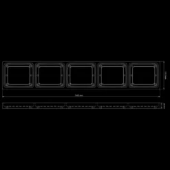 Strands Ize LED Frame 5Xsquare