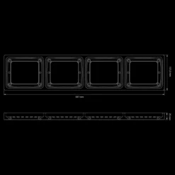 Strands Ize LED Frame 4Xsquare