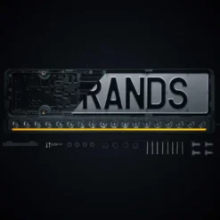 Strands NUUK D-Line nummerskylts LED-ramp 20