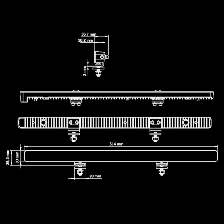 Strands NUUK E-Line Low Profile LEDramp 20"