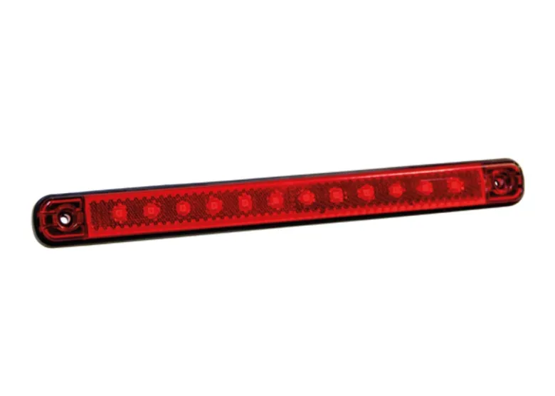 Strands Positionsljus Röd LED M Reflex,12-24V E-Märkt