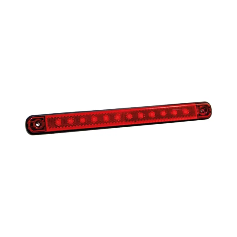 Strands Positionsljus Röd LED M Reflex,12-24V E-Märkt