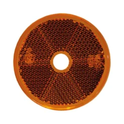 Strands Reflex Orange Rund 60Mm M. Hål 4-Pack,E-Märkt.