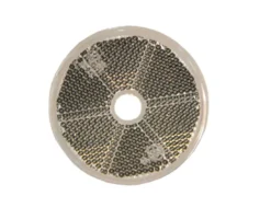 Strands Reflex Vit Rund 60Mm Med Hål. 4-Pack,E-Märkt.