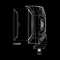 Strands Siberia X linslock, klart, 4