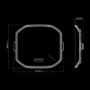 Strands Siberia X skydd, svart, 4 tum