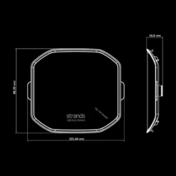 Strands Siberia X skydd, svart, 4 tum