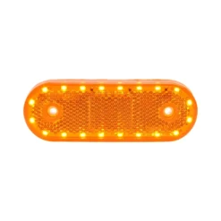 Strands Sidomarkering/Blinkers LED 12-24V IP68 E-Märkt,Inkl.Vinkelfäste Och Reflex.Blinkersväxlande