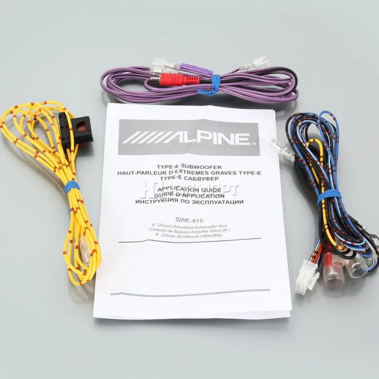 STRÖMKABLAGE TILL ALPINE SWE-815