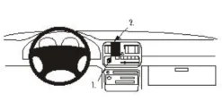 Subaru Outback/Legacy 95-98, Centrerad