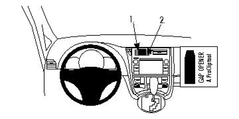 Subaru Trezia 11-14, Centrerad