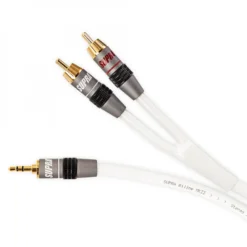 Supra BiLine-MP 3.5mm - 2RCA vit, 12 meter