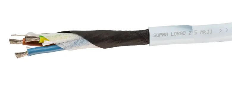 Supra LoRad 2.5 MKII nätkabel lösmeter