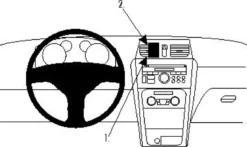 Suzuki SX4 11-15, Centrerad