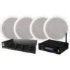 System One A50BT med 2 par IC820 + SC4B högtalarväxel