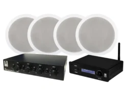 System One A50BT med 2 par IC620 + SC4B högtalarväxel