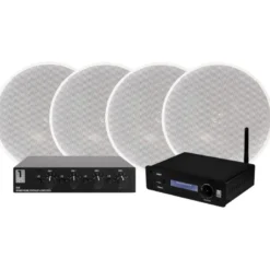 System One A50BT med SC4B högtalarväxel & DLS IC621, 2 par