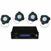 System One A50BT & 4 st Dayton Audio TT25-8, basshaker-paket