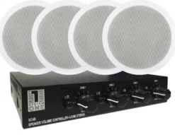 System One 6.5" Infällnadshögtalare med högtalarväxel