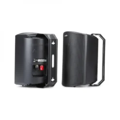 System One SC4B högtalarväxel & 2 par Polk Audio Atrium 4 Svarta Utomhushögtalare