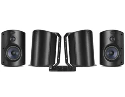 System One SC4B & 2 par Polk Audio Atrium 6 svarta utomhushögtalare
