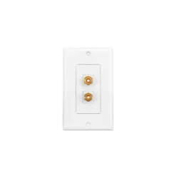 System One Wallplate Högtalaranslutning 1 Par