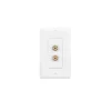 System One Wallplate RCA-anslutning 1 Par