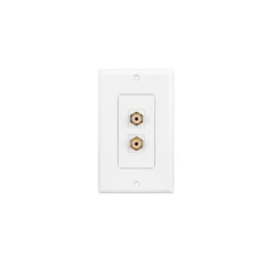 System One Wallplate RCA-anslutning 1 Par