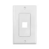 System One WP801 Wallplate 1 uttag