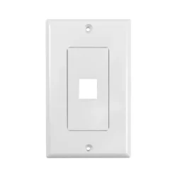 System One WP801 Wallplate 1 uttag