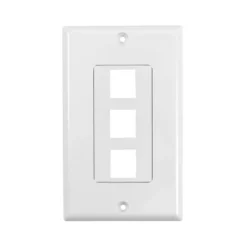 System One WP803 Wallplate 3 uttag