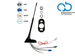 Takantenn AM/FM DAB+ GNSS aktiv 12V