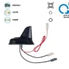 Takantenn AM/FM DAB+ Shark 12V extern