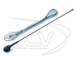 Tak antenn Fiat m,m 0-90grader, 10mm hål, 2,7m kabel