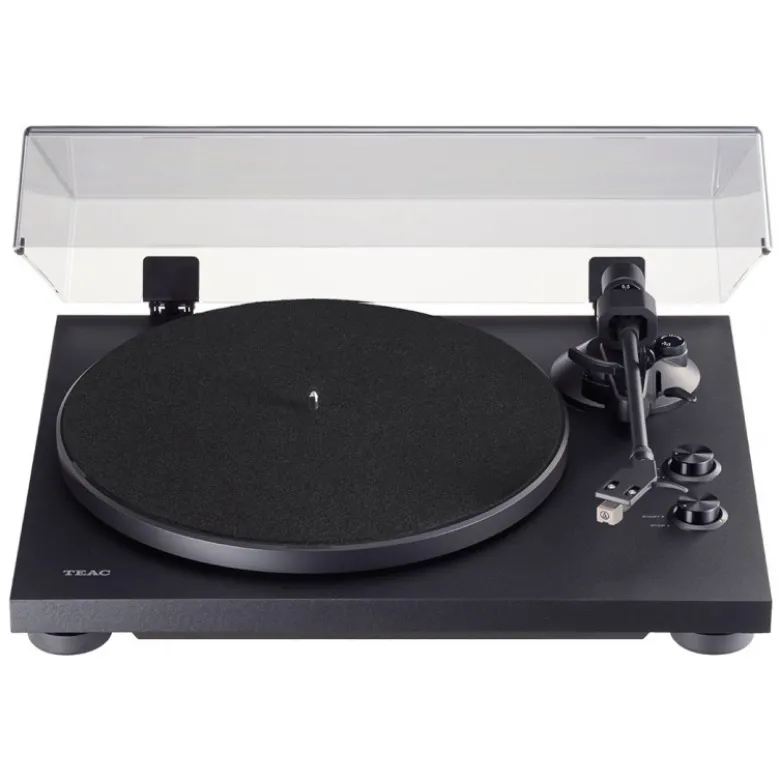 Teac TN-280BT-A3, skivspelare med AT-3600L-pickup, BT & RIAA-steg, svart
