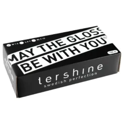 Tershine Nitrilhandskar, svarta 100-pack, medium 7-8