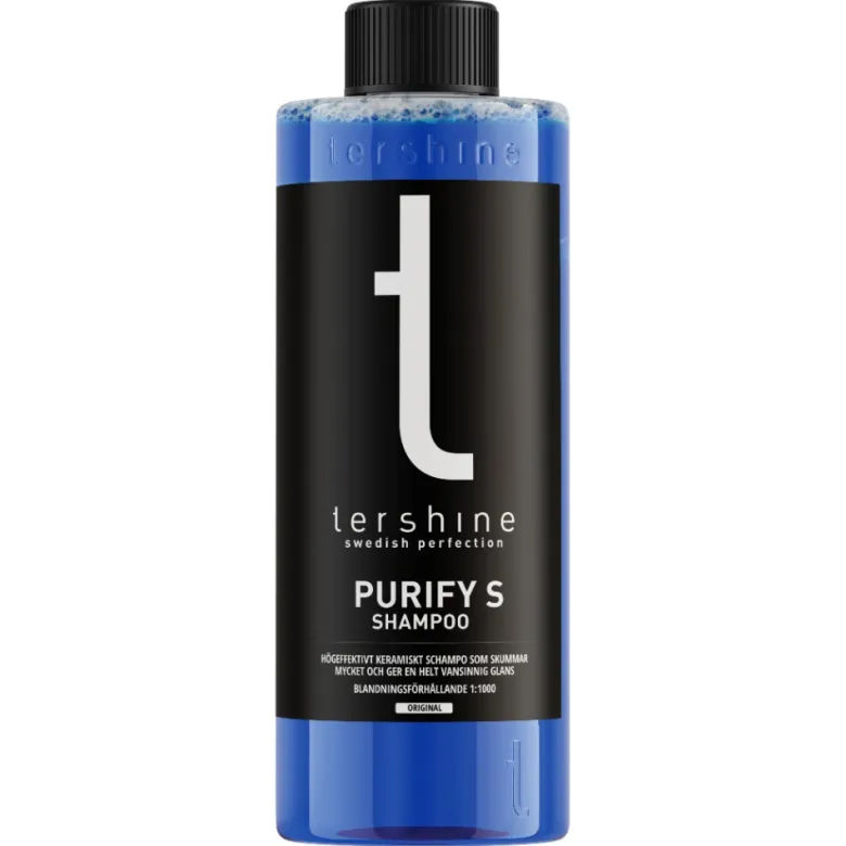 Tershine Purify S - Shampoo, keramiskt schampo, original 500 ml