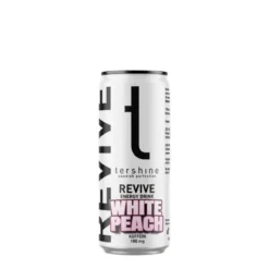 Tershine Revive - White Peach, energidryck, 330 ml
