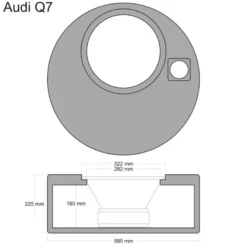 Tom baslåda Audi Q7