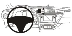 Toyota Auris 13-15, Centrerad