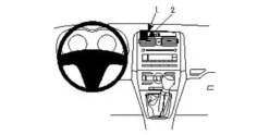 Toyota Auris 07-12, Centrerad