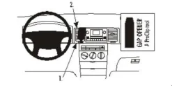 Toyota Corolla 02-07, Centrerad