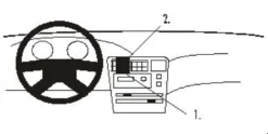 Toyota Corolla 93-97, Centrerad