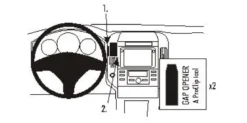 Toyota Corolla Verso 04-09, Centrerad